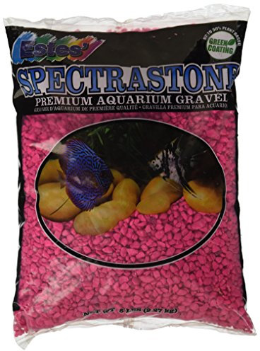 Spectrastone Permaglo Aquarienkies für Süßwasseraquarien, 5 kg Beutel, Pink