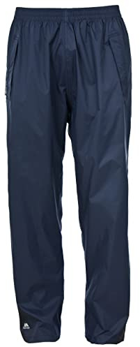 Trespass Unisex Packaway Waterproof Trousers Qikpac Dark Navy in Size - XL