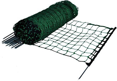 Euronetz Kaninchennetz/Kaninchenzaun - 50 m / 65 cm mit Einzelspitze (grün)