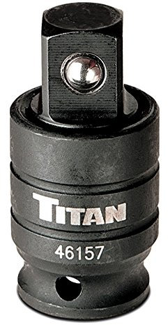 Titan 46157 1/4 to 3/8 Drive Locking Wobble Increasing Adapter