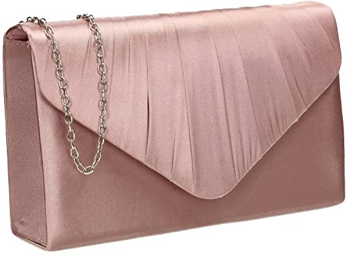 SwankySwans Women's Chantel Clutch Bag, Blush, One Size