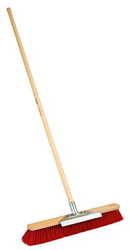 Kerbl 29433 Großraumbesen mit Schabekante, 40 cm, Durchmesser 28 mm