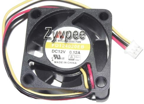 y.s. Tech 40 * * * * * * * * * * * * * * * * 20 mm 40 fd124020eb 12 V 0.12 A fil 3 Ventilateur de refroidissement 4 cm