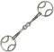 Lorina Multi-Ring Trense doppelt gebrochen (4in / 100mm) (Silber)