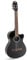 Juan Miguel Navarrez E-Konzertgitarre, klassische Gitarre elektro special dark moon - schwarz, mit Cutaway