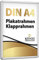 Dreifke Plakatrahmen DIN A4 | abgerundete Ecken | 25mm Alu Profil, silber | inkl. entspiegelter Schutzscheibe | Bilderrahmen Klapprahmen Wechselrahmen Posterrahmen Rahmen