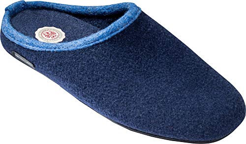 Tiroler Loden Merino-Filzpantoffel, Bequeme Hausschuhe für Herren & Damen, Filz-Puschen für zuhause, Pantoffeln mit ergonomischem Fußbett zum Wohlfühlen, Gr. 37-46