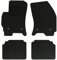Velourmattenset für Ford Mondeo MK3 Bj. 2000-2007 Basic runde Befestigungen Mit Absatzschoner Passform Neu Veloursfussmatten Automatten