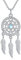 VONALA Traumfänger Halskette für Frauen 925 Sterling Silber Traumfänger Anhänger Mondstein keltischem Knoten Kette Schmuck Geschenke für Damen