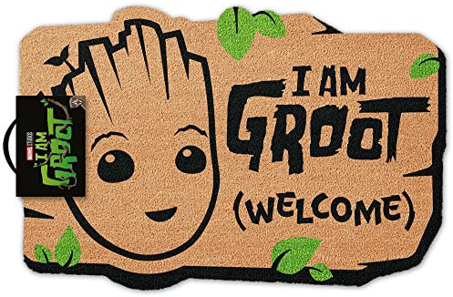 empireposter Marvel - I am Groot - Welcome Fußmatte, Größe: 60 x 40 cm, Material Polypropylen, Kokosmatte