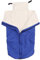 Rollstuhldecke, Rollstuhl-Fleece-Wickeldecke, dicker, warmer, kuscheliger Rollstuhlbezug für Erwachsene und ältere Patienten(blau)
