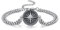 KINGWHYTE Kompass Armband Silber Einstellbare Talisman Reisen Vintage Armband Inspirierende Geschenke Jahrestag Valentinstag Schmuck Geschenk für Männer Frauen