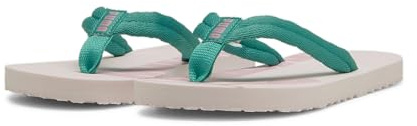 PUMA Unisex Kinder Epic Flip V2 Jr Flip-Flops, Sparkling Green Whisp Of Pink Fast Pink, 37 EU