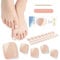 EBANKU 32 PCSGel Nail Strips, Gel Toeail Strips Full Wraps Adhesive Gel Toenail Stickers with Nail File and Stick(UV/LED Lamp Required)-1 (#10)
