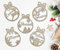 Birdart Box® Personalisierte Weihnachtskugel – Hochwertige Christbaumkugeln aus Holz, Weihnachtsbaumkugeln mit Namen einzigartiges Geschenk (Holz Natur, 8cm)