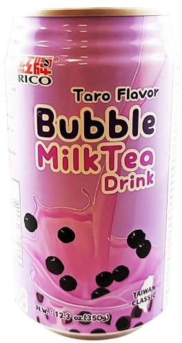 Rico Bubble Tea Getränk Milchtee Taro Geschmack 24er Pack (24 x 350ml) inkl. 6€ Einwegpfand