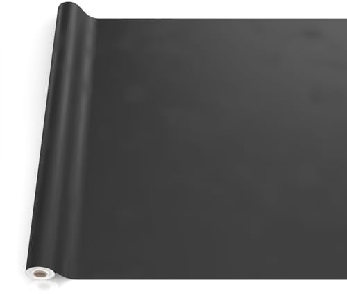 ANRO Wachstuch-Tischdecke Tischdecke abwaschbar Wachstuch Garten-Tischdecke Outdoor Indoor 120x140cm Schnittkante Schwarz Wachstuchtischdecke Wachstischdecke wasserabweisend Gartentischdecke