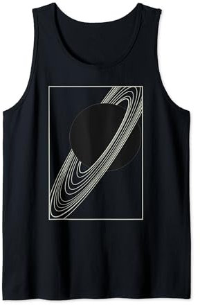 Saturnringe: Astronomie-Druck Tank Top