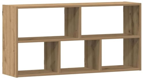 vidaXL Wall Shelf Artisian Oak 100x25x50 cm Engineered Wood
