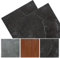 Izrielar Pavimento de PVC Autoadhesivo 30cm x 30cm, 3 m² / 33 baldosas Pavimento de Vinilo Impermeable Autoadhesivo Antideslizante con aspecto de baldosa - Mármol Negro