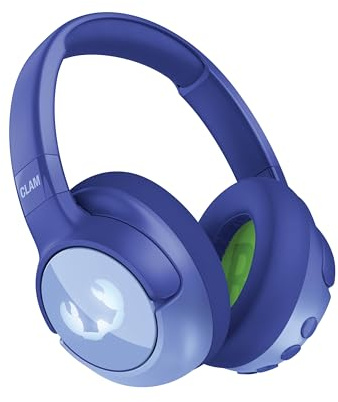 Fresh 'n Rebel Clam Junior, Bluetooth-Kopfhörer für Kinder mit aktiver Geräuschunterdrückung, sicherer Klang (<85dB), Mit Audiokabel und Aufklebern, LED-Lichteffekt. 60 Std. Spielzeit (Starry Sky)