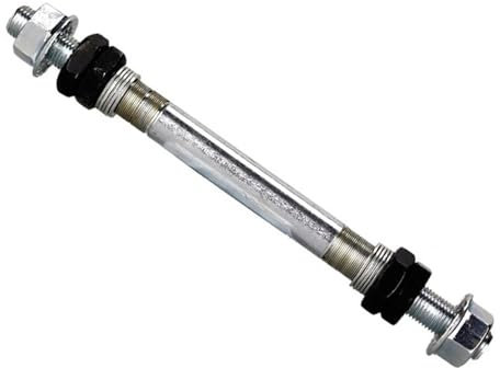 HESHUWEN Schnellspanner Fahrrad Fahrradrad Naben Achsstahl Feste Spindelwelle Vintage Umwandeln in den Lager Hubs Road Skewer 150mm 180mm Schnellspanner(Front 150mm)