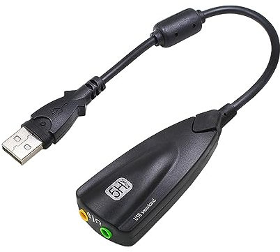 External 7.1 Channel USB Sound Card 3.5mm Microphone Quality Sound Card Converter Portable USB 3.5mm Adapter