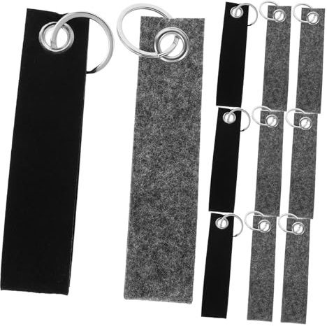 VALICLUD 30stücke Filz-schlüsselanhänger-rohlinge Einfache Schlüsselanhänger Zum Aufhängen Diy-zubehör