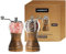 Moulin à Poivre Classique En Bois à Manivelle Avec FenêTre Acrylique Transparente Lames En CéRamique Rechargeable Pour éPices De Cuisine, De Restaurant Et De Maison