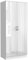 Nera High Gloss 2 Door Wardrobe with Shelf and Hanging Rail Slim Wardrobes for Small Bedrooms Storage W 76 x D 46 x H 180 cm (White Gloss(Matt White))
