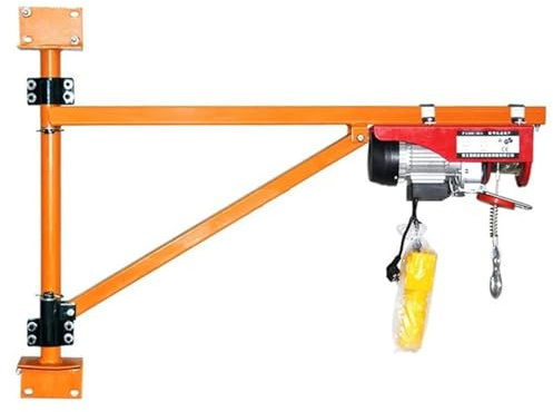 DGHBNP elektrische seilwinde seilwinde 220V 200KG Haushalt Elektrische Hoist Wand Halterung Kran Tragbare Kleine Hebe Kran Für Home Dekoration