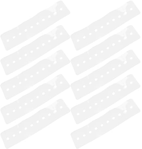 VILLCASE 10pcs 14cm Hair Extension Heat Shield 10 Multi-Holes Hair Glue Protector Shield for Heat Protection Tool for and Weave Applications