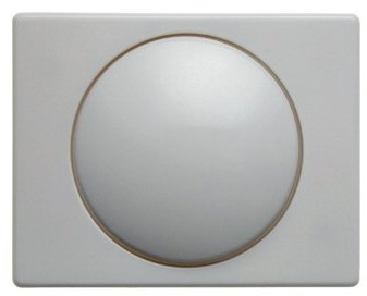 Hager Arsys – Platte mit Taste Dimmer Kunststoff weiß Polar