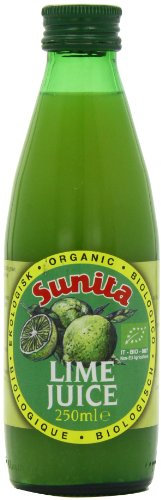 Sunita Organic Lime Juice 250 ml (Pack of 12)