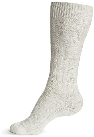 Gaudi-Leathers Herren GL6000 Trachtenstrümpfe, Weiß Gr. 42