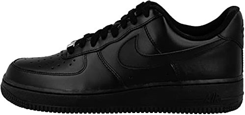 Nike Unisex Air Force 1 '07 Turnschuh, Black Black, 42 EU