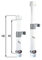 NUOVA RADE Tube télescopique pour table 48 - 81 cm