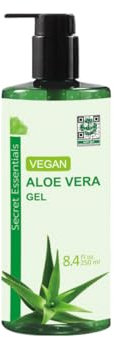 Aloe Vera Gel - frisch geschnittener reiner Aloe - 250 ml - Vegan - Für Gesicht, Haut, Haare