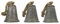 Glocken-Set Zink Weihnachtsglocke 3 Stück Nikolaus Weihnachtsdeko