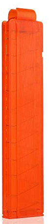 WORKER 15-Darts Talon Stefan Magazine Short Darts Clip for Nerf Modify Toy and Dart Zone Blaster (Orange)