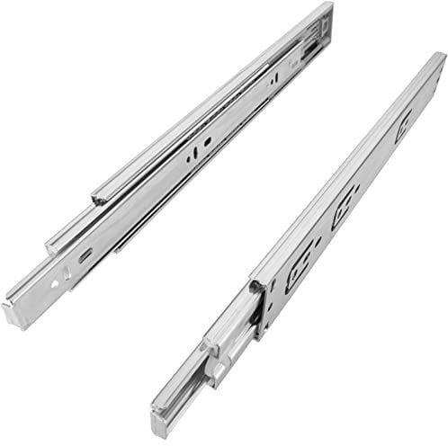 SOTECH 1 Paar Vollauszüge KV1-35-H45-L550-PP 550 mm mit Push-to-Open für grifflose Schubladen Schubladenschiene belastbar bis 35Kg