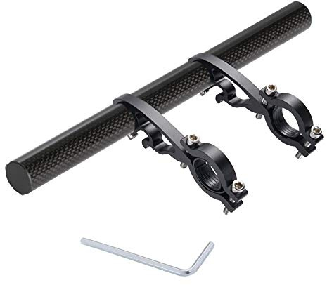 Bike Handlebar Extension 9.9 Carbon Tube Double Bracket for Phone