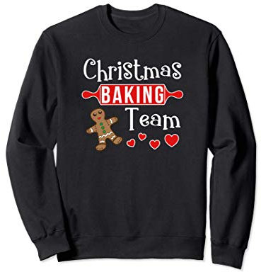 L'équipe de pâtisserie de Noël en pain d'épice Sweatshirt