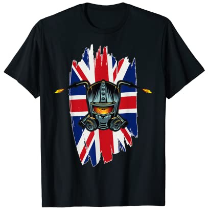 UK Flag Welder Mask Union Jack Gift Patriotic Welding T-Shirt