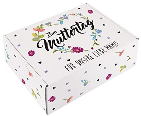 Herz & Heim® Geschenkverpackung personalisiert für verschiedene Anlässe Zum Muttertag