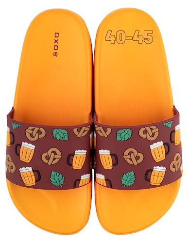 soxo Bière Claquette Hommes Piscine Tongs Homme Plage Claquettes Flip Flop 42-43 Bières