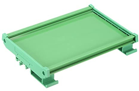 sourcing map PCB DIN Schienenmontage Träger Leiterplattenmontage Halter 100x160mm Grün