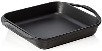 Lava Cast Iron Pfanne 27x27cm schwarz Gusseisen emailliert