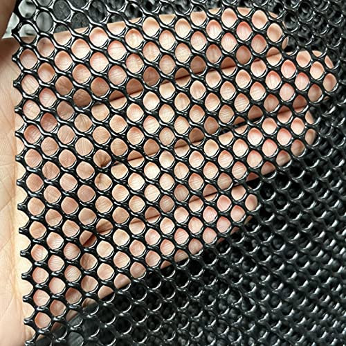 Drahtgitter Maschendraht Gartenzaun Kunststoffmaschendrahtzaun Rolle 5 10 15 20 30 50 M, Bauabsperrungsnetz Schwarz, Sechseckiger Zaundraht Für Gartentierzaun/Balkon/ Deckschutz Hasendraht Volierendra