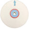 YTGZS Mola da Banco Corindone Bianco,Diametro Esterno 125mm Diametro del Foro 12.7mm Spessore 16mm,100 Grit